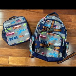 Pottery Barn Backpack and Lunchbox - size small